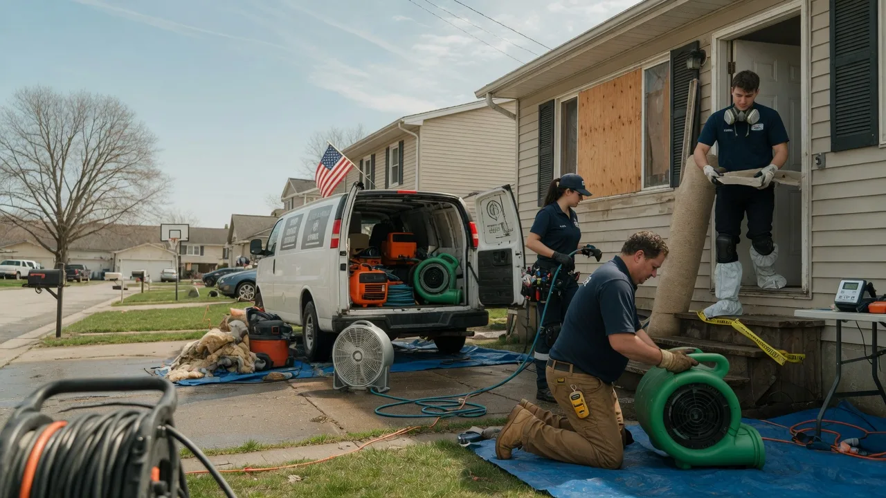Water Damage Restoration in Huntsville, IL near me